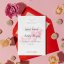 Svatební oznámení - Růžové pozadí