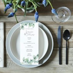 Svatební menu - Eukaliptus